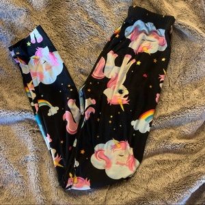 Rainbow unicorn leggings